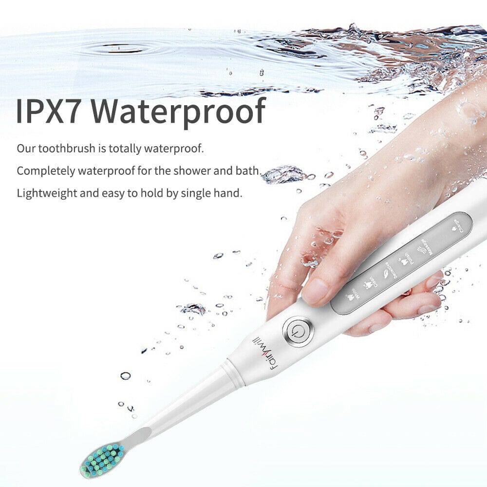 Electric Sonic Toothbrush USB Charge Rechargeable Waterproof for adult - TheWellBeing4All