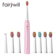 Electric Sonic Toothbrush USB Charge Rechargeable Waterproof for adult - TheWellBeing4All