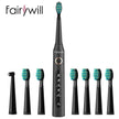 Electric Sonic Toothbrush USB Charge Rechargeable Waterproof for adult - TheWellBeing4All