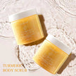 Turmeric Body Scrub Soften Cutin Skin Brightening Moisturizing Sea Salt Exfoliating Pore Cleaning Smooth Face Anti-Acne 220g - TheWellBeing4All