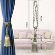 2Pcs Home Decoration Accessories Tassel Curtains Tieback Holder Handmade Curtain Rope Tie Back Room Decor Curtain Tieback Modern - TheWellBeing4All