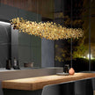 Pendant lamp in luxury Restaurant post-modern Dining room Chandeliers Stainless steel gold/chrome Chandeliers for dining room - TheWellBeing4All