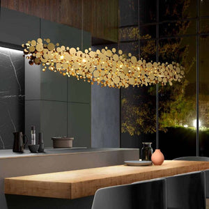 Pendant lamp in luxury Restaurant post-modern Dining room Chandeliers Stainless steel gold/chrome Chandeliers for dining room - TheWellBeing4All
