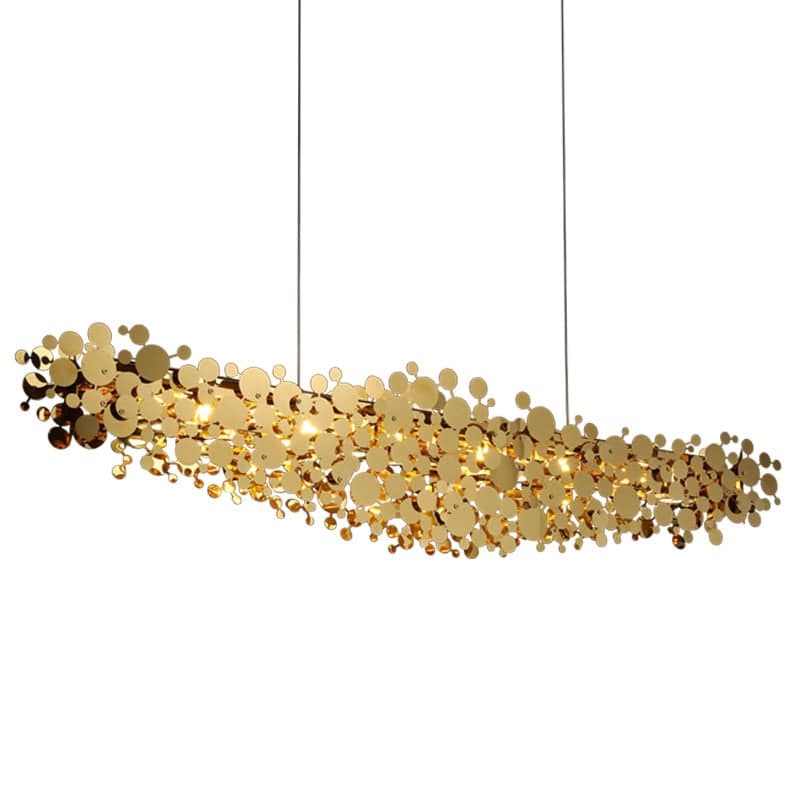 Pendant lamp in luxury Restaurant post-modern Dining room Chandeliers Stainless steel gold/chrome Chandeliers for dining room - TheWellBeing4All