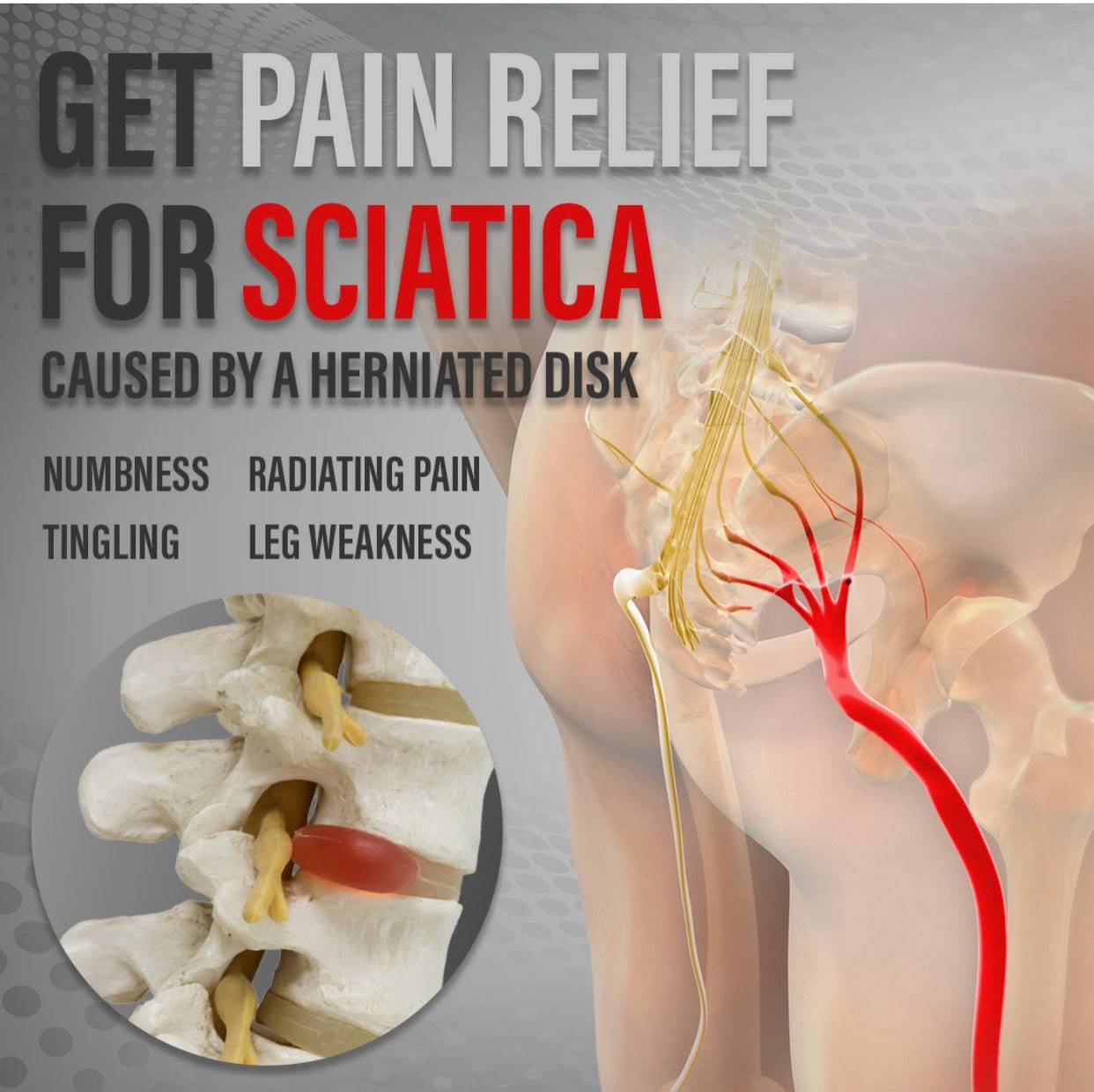 TheWellBeing™️ Neck Waist Back, Sciatica, Herniated Disc Pain Relief Massage Relaxa - TheWellBeing4All