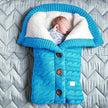 Winter Baby Boys Girls Blanket Envelope Thicken Polar Fleece Infant Swaddle Sleeping Bag - TheWellBeing4All