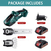 Electric Hedge Trimmer 20000RPM Rechargeable Handheld Household Shrub Weeding Pruning Mower Garden Tools 2 in 1 24V Cordless - TheWellBeing4All