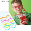 Soft Plastic Straw Funny Glasses Drinking Toys - TheWellBeing4All