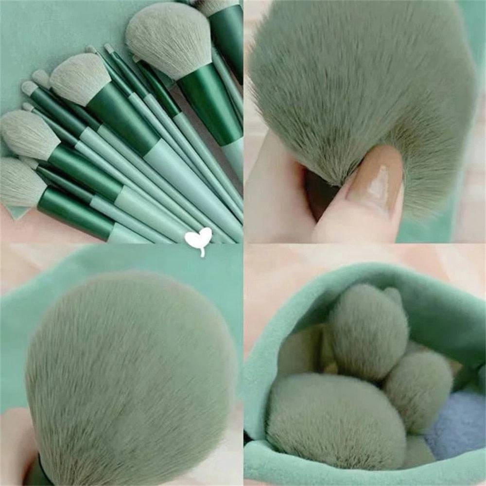 Soft Makeup Brushes Set Eyeliner Eye Shadow Brush Cosmetic Foundation Blush Powder Blending Beauty Makeup - TheWellBeing4All