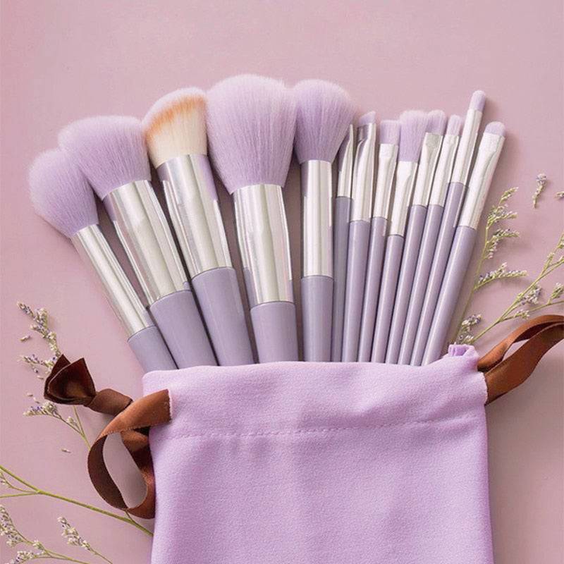 Soft Makeup Brushes Set Eyeliner Eye Shadow Brush Cosmetic Foundation Blush Powder Blending Beauty Makeup - TheWellBeing4All