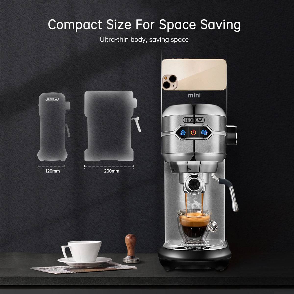 Coffee Maker 19 Bar Inbox Semi Automatic Super Slim ESE POD& Powder - TheWellBeing4All