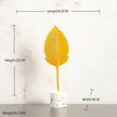 Creative Modern Golden Leaf Ornament Home Living Room Decoration Metal Figurines Flowers Ornaments Miniature Metal Figurines - TheWellBeing4All