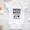 Versatile HAKUNA MATATA Lion King Simba Graphic Baby Girl Boy Romper Ropa Bebe Newborn Clothes - TheWellBeing4All