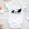 Versatile HAKUNA MATATA Lion King Simba Graphic Baby Girl Boy Romper Ropa Bebe Newborn Clothes - TheWellBeing4All