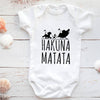 Versatile HAKUNA MATATA Lion King Simba Graphic Baby Girl Boy Romper Ropa Bebe Newborn Clothes - TheWellBeing4All