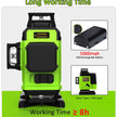 4D 16 lines Professional German Core Floor Ceiling Remote Control Green Line Laser Level - TheWellBeing4All