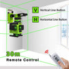 4D 16 lines Professional German Core Floor Ceiling Remote Control Green Line Laser Level - TheWellBeing4All