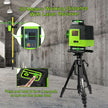 4D 16 lines Professional German Core Floor Ceiling Remote Control Green Line Laser Level - TheWellBeing4All