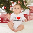 Newborn Infant Baby Clothes I Love Mom & Dad Cute Toddler Jumpsuits Boys Girls Long/Short Sleeve Cotton Bodysuits Outfits - TheWellBeing4All