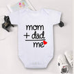 Newborn Infant Baby Clothes I Love Mom & Dad Cute Toddler Jumpsuits Boys Girls Long/Short Sleeve Cotton Bodysuits Outfits - TheWellBeing4All