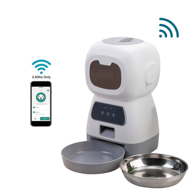 Tuya Smart APP Pet Feeder Cat And Dog Food Automatic Dispenser Suitable For Small And Medium-Sized Cats And Dogs Remote Feeding - TheWellBeing4All