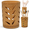 Bamboo Toothbrush Holder With Drainage - TheWellBeing4All