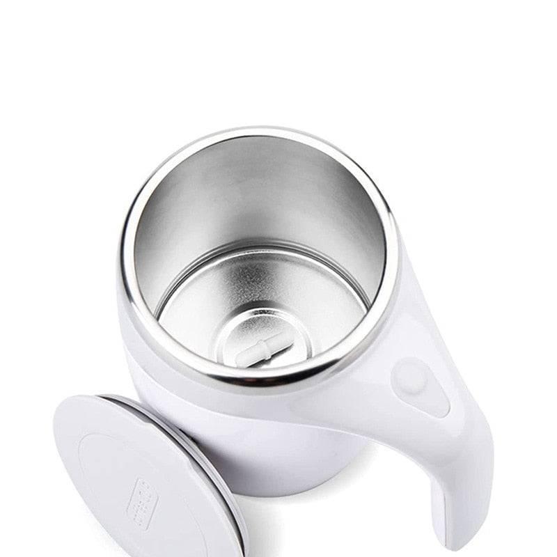 Automatic Stirring Cup Mug Rechargeable Portable Coffee Electric Stirring Stainless Steel Rotating Magnetic - TheWellBeing4All