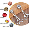 Stainless Steel Meatball Clamp Pill Round Rice Ball Maker Clip Tongs with Grip Pork Beef Meat Kitchen DIY Gadget - TheWellBeing4All