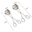 Stainless Steel Meatball Clamp Pill Round Rice Ball Maker Clip Tongs with Grip Pork Beef Meat Kitchen DIY Gadget - TheWellBeing4All