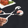 Stainless Steel Meatball Clamp Pill Round Rice Ball Maker Clip Tongs with Grip Pork Beef Meat Kitchen DIY Gadget - TheWellBeing4All