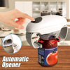 Electric Can Opener Automatic Bottle Opener Handheld Jar Tin Opener One Touch Jar Opener Kitchen Gadgets - TheWellBeing4All