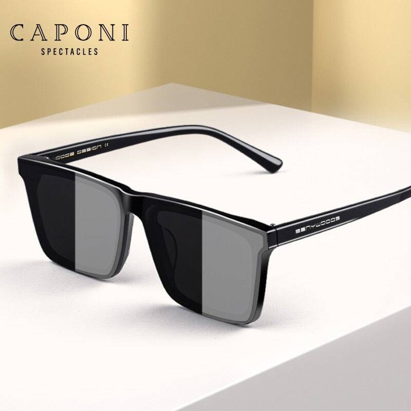 Polarized Sunglasses High Quality Acetate Square Flat Design Sun Glasses - TheWellBeing4All