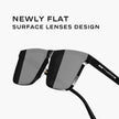 Polarized Sunglasses High Quality Acetate Square Flat Design Sun Glasses - TheWellBeing4All