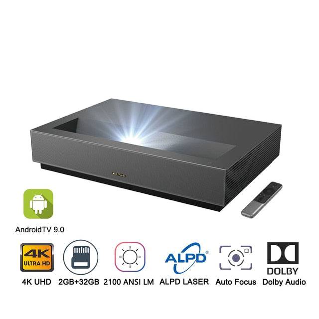 WEMAX Nova 4K Smart UHD Short Throw Laser Projector for Home Theater Lumens ALPD 3.0 Ultra HD Laser Projectors - TheWellBeing4All