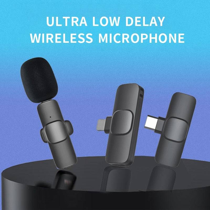 Wireless Lavalier Microphone Private Model K1 Live Broadcast Microphone with Noise Reduction and Small Microphone - TheWellBeing4All