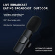 Wireless Lavalier Microphone Private Model K1 Live Broadcast Microphone with Noise Reduction and Small Microphone - TheWellBeing4All