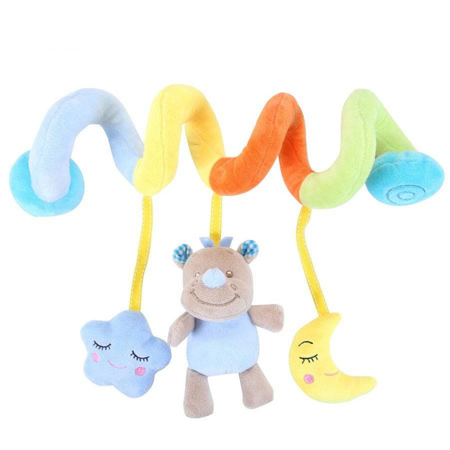 Baby Spiral Rattles Mobiles Soft Infant Crib Bed Stroller Toy For Newborns Car Seat Educational Towel Bebe Toys 0-12 Months - TheWellBeing4All