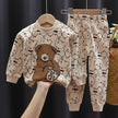 Fall Winter Pure Cotton Baby Underwear Set Printed Cartoon Children 2 Piece Set Fashion Autumn Clothes Kids Long Sleeve Suit - TheWellBeing4All