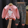 Fall Winter Pure Cotton Baby Underwear Set Printed Cartoon Children 2 Piece Set Fashion Autumn Clothes Kids Long Sleeve Suit - TheWellBeing4All