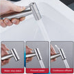 Toilet booster handheld sprinkler stainless steel sprayer bathroom accessories - TheWellBeing4All