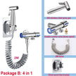 Toilet booster handheld sprinkler stainless steel sprayer bathroom accessories - TheWellBeing4All