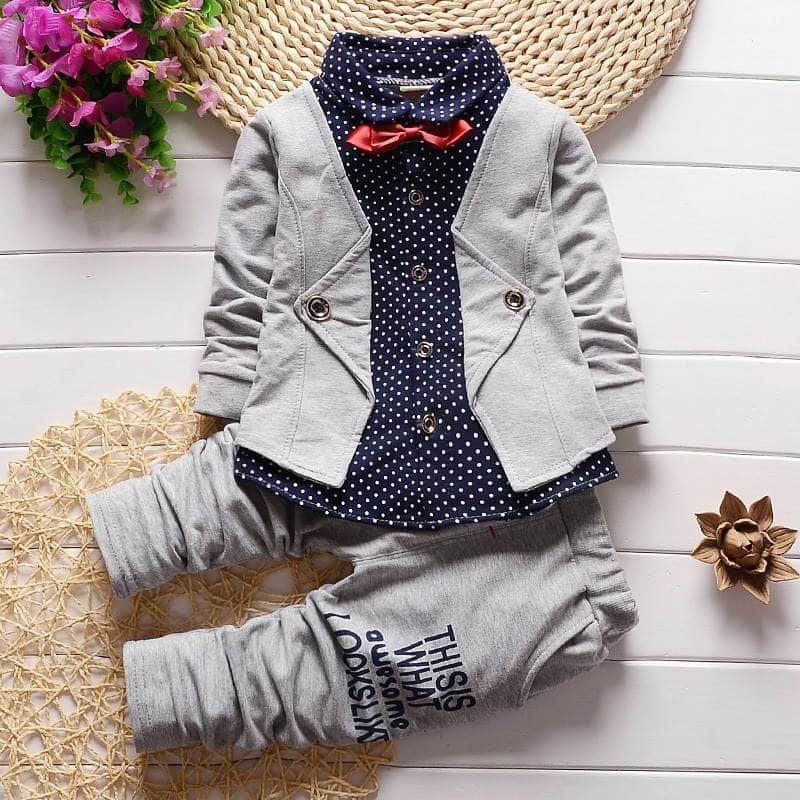 Baby Boys Clothes Sets Autumn Spring Infant Tracksuits Toddler Cotton denim set Outfits for Newborn Boys Clothes Suits - TheWellBeing4All