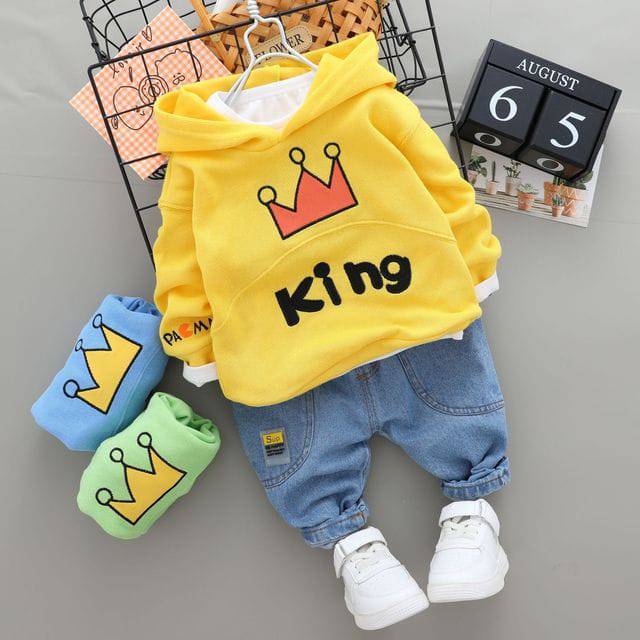 Baby Boys Clothes Sets Autumn Spring Infant Tracksuits Toddler Cotton denim set Outfits for Newborn Boys Clothes Suits - TheWellBeing4All