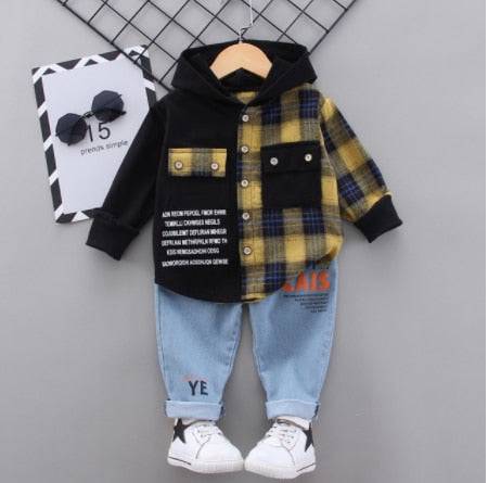 Baby Boys Clothes Sets Autumn Spring Infant Tracksuits Toddler Cotton denim set Outfits for Newborn Boys Clothes Suits - TheWellBeing4All