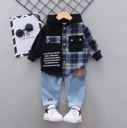 Baby Boys Clothes Sets Autumn Spring Infant Tracksuits Toddler Cotton denim set Outfits for Newborn Boys Clothes Suits - TheWellBeing4All