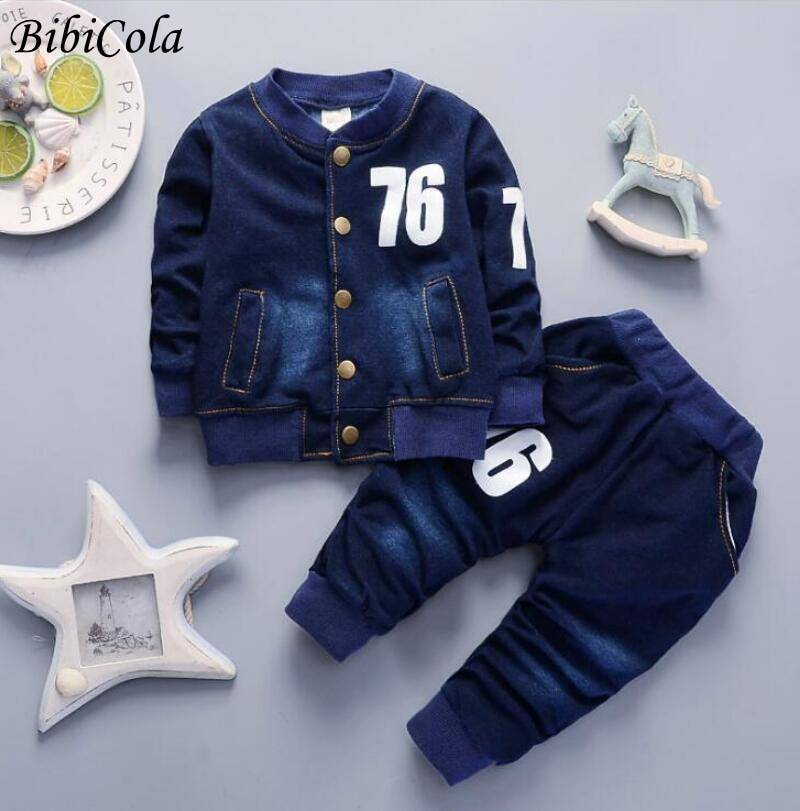 Baby Boys Clothes Sets Autumn Spring Infant Tracksuits Toddler Cotton denim set Outfits for Newborn Boys Clothes Suits - The Well Being The Well Being The Well Being Baby Boys Clothes Sets Autumn Spring Infant Tracksuits Toddler Cotton denim set Outfits 