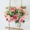 Artificial Roses Flowers High Quality Big Bouquet Luxury Fake Flower Arrangement Bulk - TheWellBeing4All