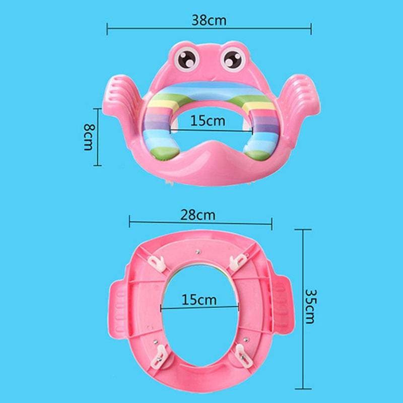 Baby Toilet Potty Seat Children Potty Safe Seat with Armrest for Girls Boy Toilet Training Outdoor Travel Infant Potty Cushion - TheWellBeing4All