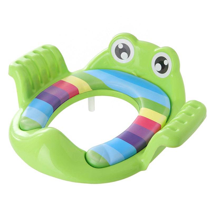 Baby Toilet Potty Seat Children Potty Safe Seat with Armrest for Girls Boy Toilet Training Outdoor Travel Infant Potty Cushion - TheWellBeing4All