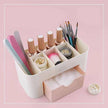 Nail Storage Box Plastic Drawer Style Easy to Clean Desktop Organization Large Capacity Cotton Swab Polishing Sand Strip Toolbox - TheWellBeing4All